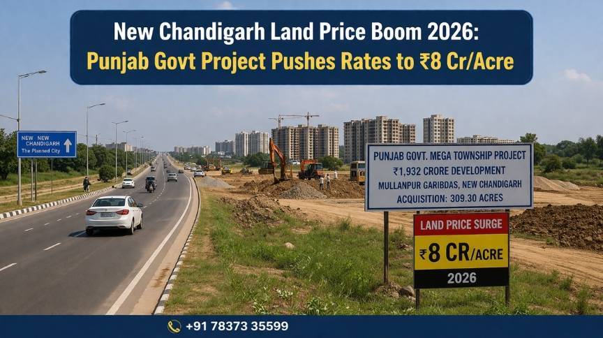 New Chandigarh Land: The ₹5 Cr to ₹8 Cr Leap – Your 2026 Investment Blueprint